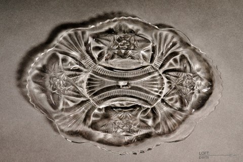 bezbarwna patera 1234 ząbkowice