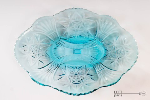 Turquoise platter 1234 Ząbkowice