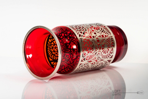 Vase glassworks hortensja