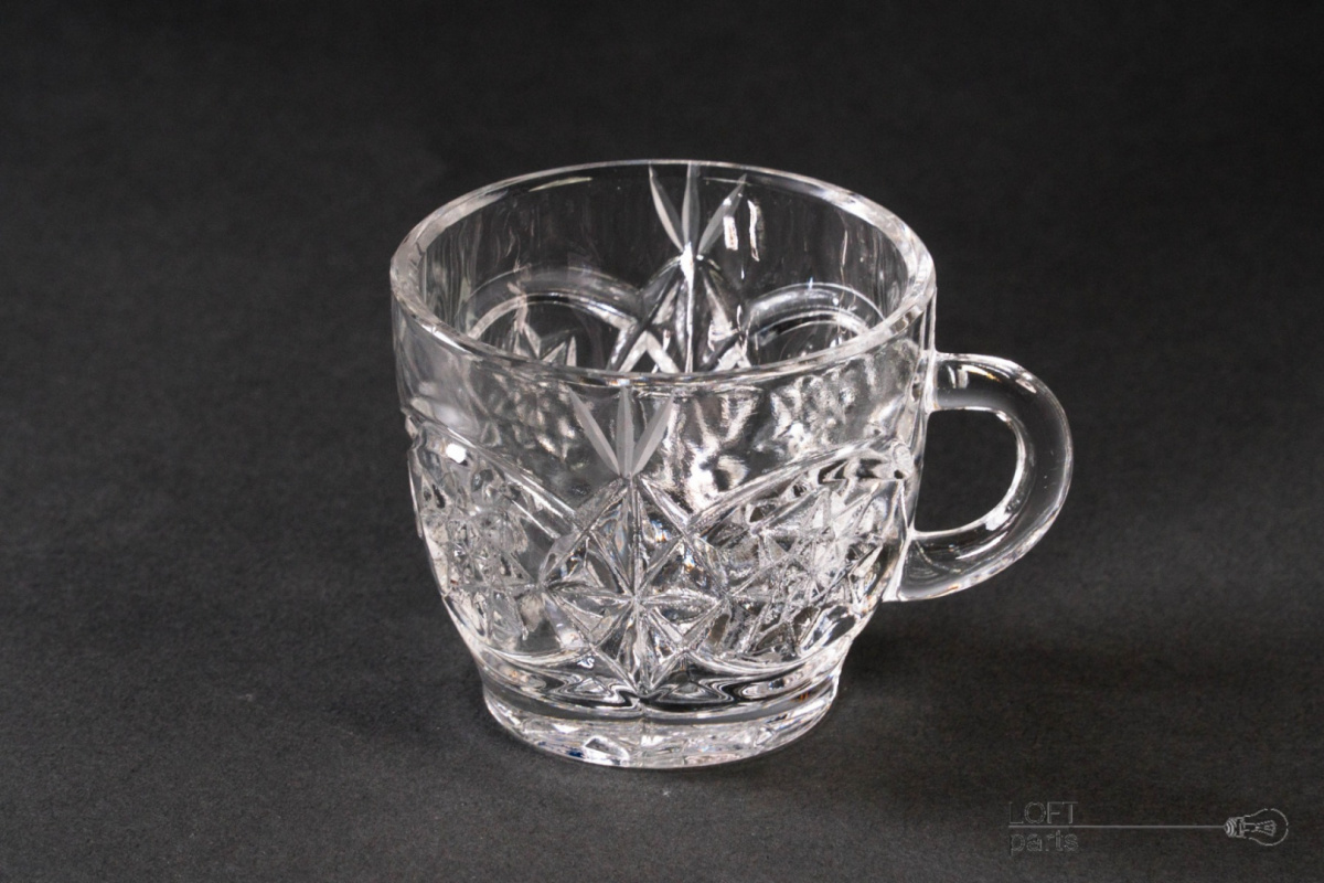 old glass cup