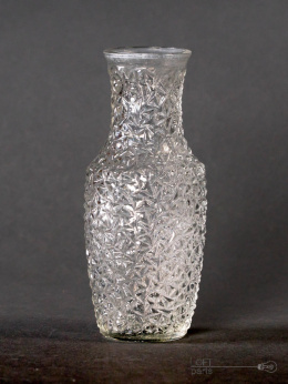 Vase ''Ice grit'' Glassworks Prądniczanka