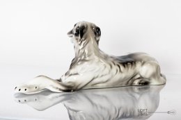 Figurine ''Greyhound''Factory Porcelain Wałbrzych