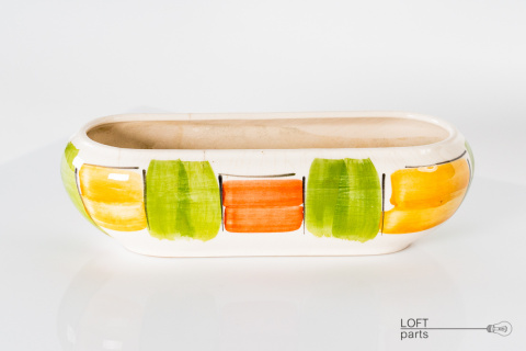 hand-painted flower pot