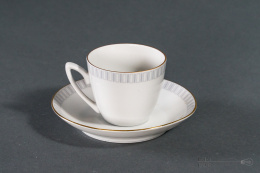 Cup with saucer ''Aldona'' Porcelain Chodzież proj. Józef Wrzesień
