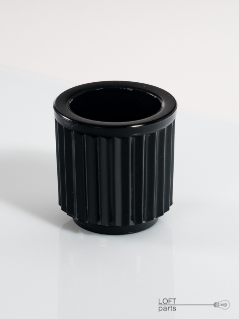 szklana hialitowa papierośnica hortensja