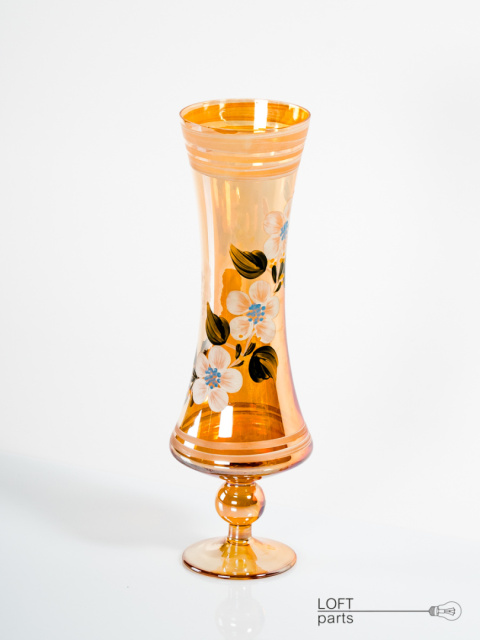 Orangeized Bohemia Glas vase
