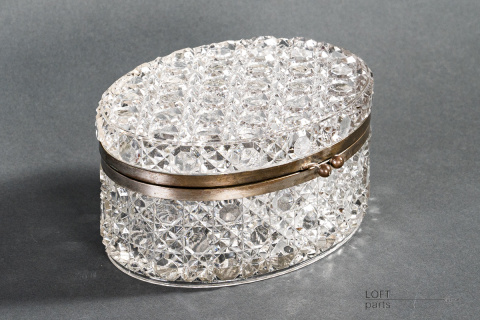 szklana herbatnica szkatuła