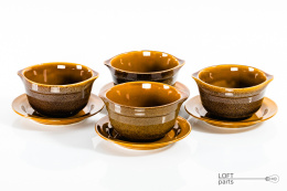 Soup bowls with saucers Mirostowice