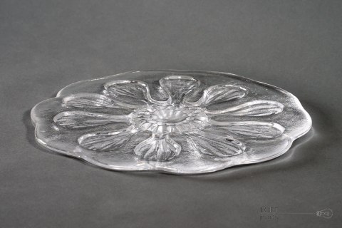 szklana patera podstawka