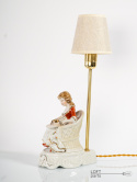 Bedside lamp figurine