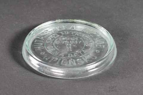 Jar lid Glassworks Lusatia