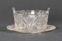 Old Glass Mustard bowl