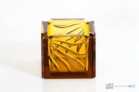 Honey Cubic Ashtray