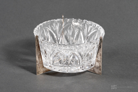 Hefra crystal sugar bowl