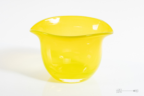 yellow iridescent cup