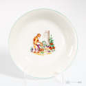 Bowl fairy tale frog porcelain Bogucice