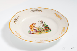 Plate porcelain Bogucice