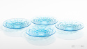 Turquoise plates 7002 Glassworks Ząbkowice