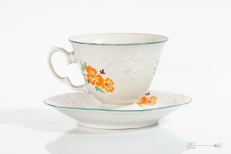 Fryderyk's cup with saucer Krzysztof Porcelain Factory