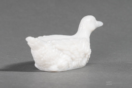 Glass Duck Salt cellar