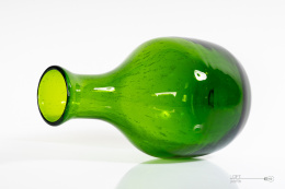 Emerald Bottle Sudety Glassworks