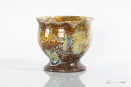 Mimosa bowl Hydrangea glassworks