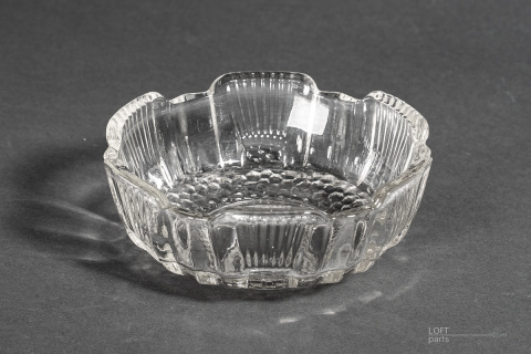 Salad bowl hortensja glassworks