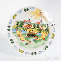 Plate with a fairy tale Porcelain Krzysztof