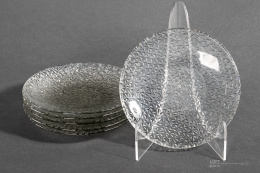 Plates ice grit Prądniczanka glassworks