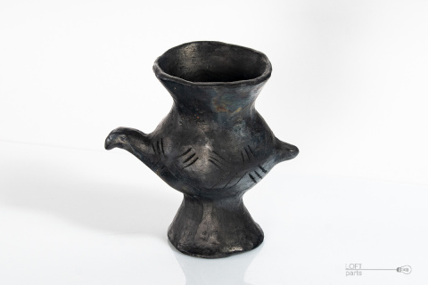 kubek gliniany siwak