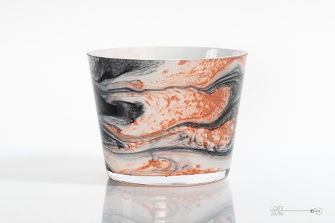 szklana osłonka na doniczkę