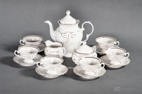 komplet do kawy fryderyka fabryka porcelany wałbrzych