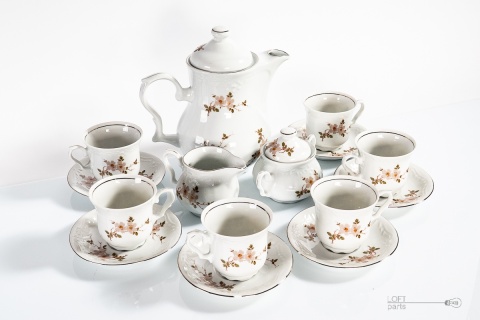 Coffee set porcelain Karolina Jaworzyna