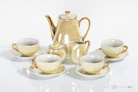 miniaturowy zestaw do kawy