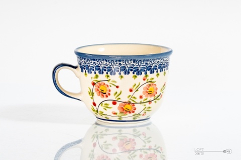 cup artistic ceramics wiza Bolesławiec