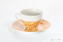 Cup and saucer Maria Teresa porcelain Bogucice