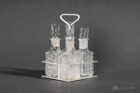 SET OF SPICE RACKS GLASSWORKS ZĄBKOWICE