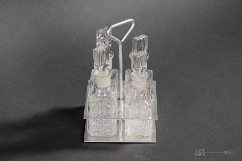 Glass spice racks of the People's Republic of Poland