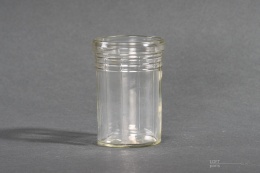 Old Glass Mustard jar