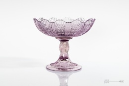 Amethyst platter 320 Glassworks Ząbkowice