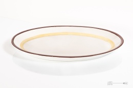 owalna porcelitowa patera
