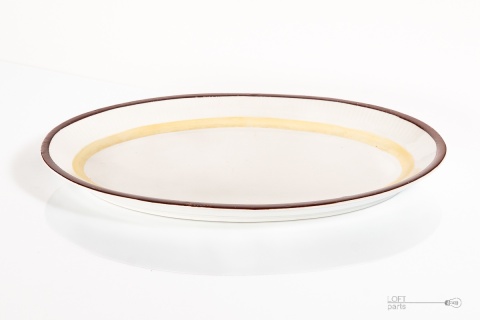 owalna porcelitowa patera
