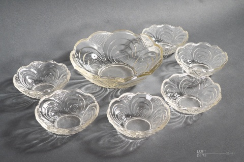 zestaw salataerek krosnieńskie huty szkła