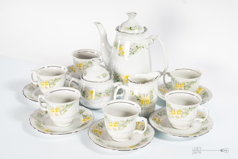 garnitur do kawy porcelan włocławek