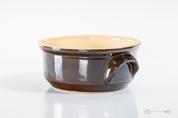 Stoneware bouillon bowl