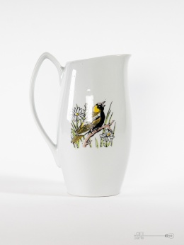 dzbanek z sikorką porcelana chodzież