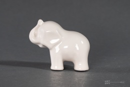 Elephant Porcelain Factory Figurine Krzysztof