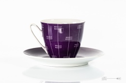 Cup with saucer Ewa Michał Stadnicki