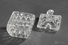 Vintage Glass Mustard box