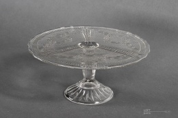 Cake stand Wreaths Glassworks Ząbkowice